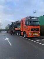 Transport Liebherr LRB 355 van Brugge naar Knokke